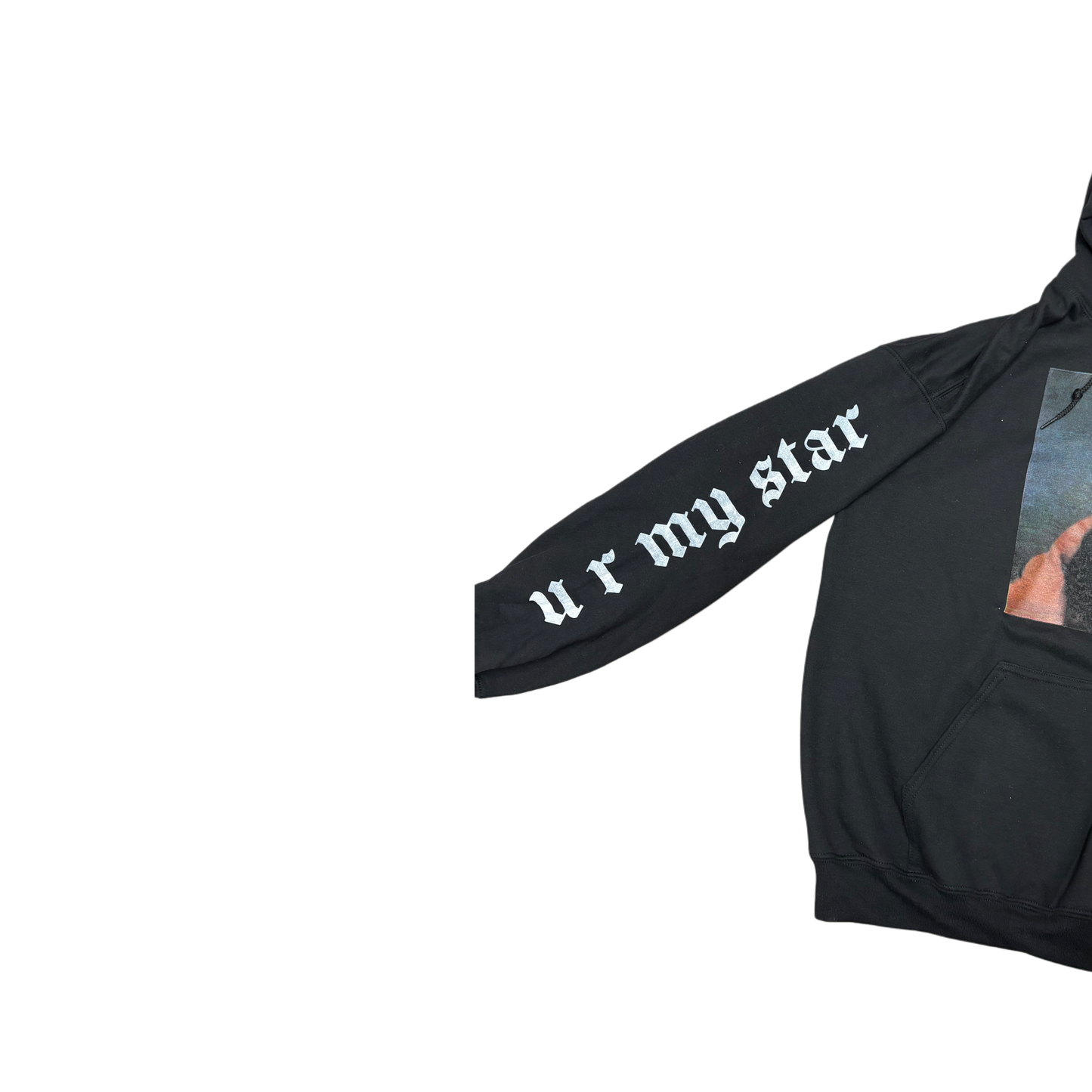 "U R MY STAR" HOODIE (BLACK)